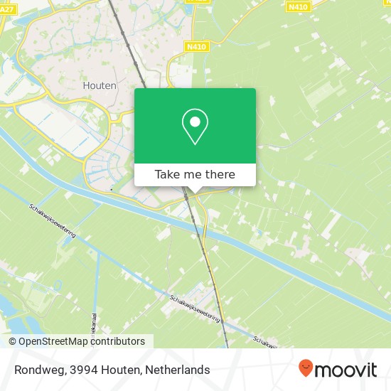 Rondweg, 3994 Houten kaart