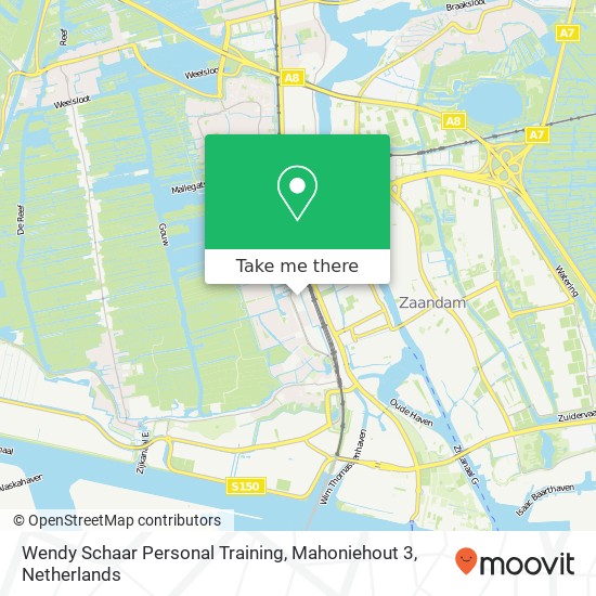 Wendy Schaar Personal Training, Mahoniehout 3 kaart