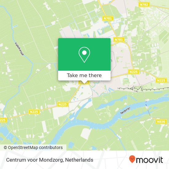 Centrum voor Mondzorg, Mennonietenweg 20 kaart