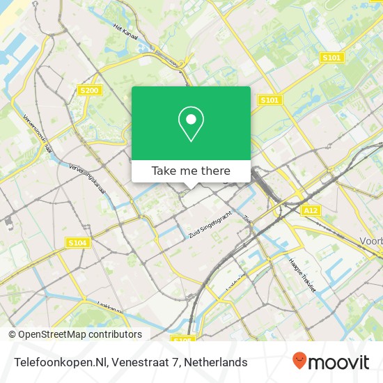 Telefoonkopen.Nl, Venestraat 7 kaart