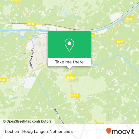 Lochem, Hoog Langen kaart