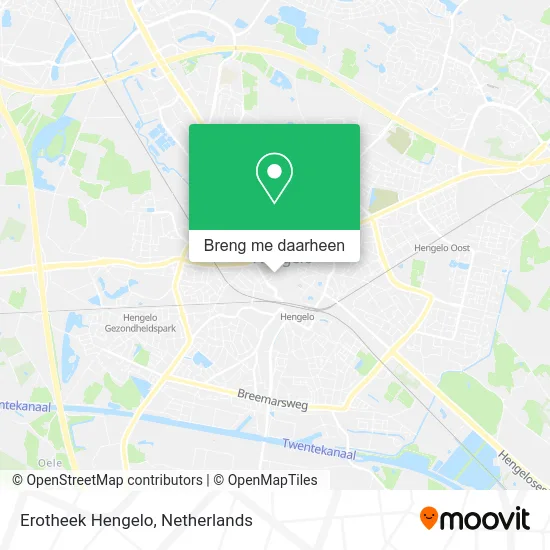 Erotheek Hengelo kaart