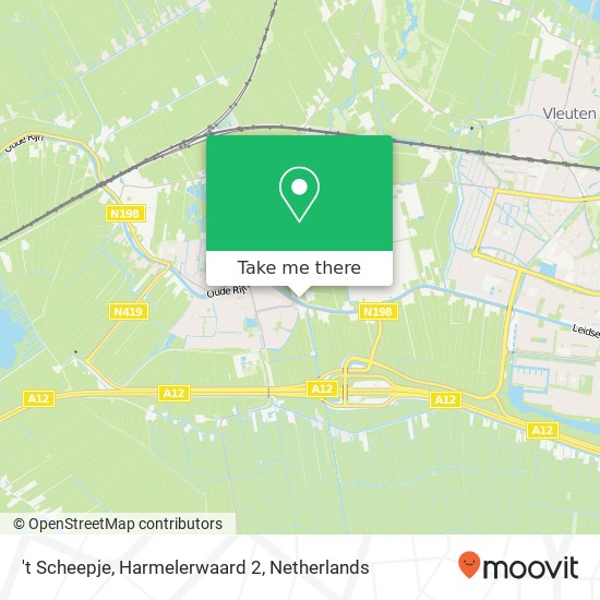 't Scheepje, Harmelerwaard 2 kaart