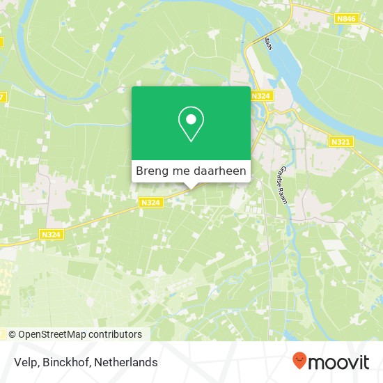 Velp, Binckhof kaart