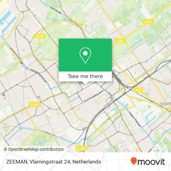 ZEEMAN, Vlamingstraat 24 kaart