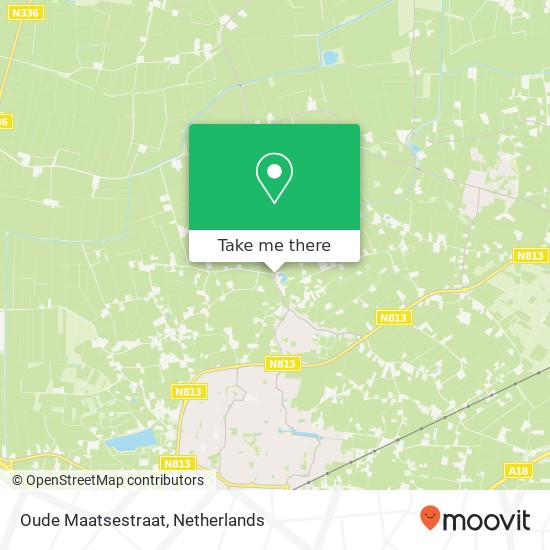 Oude Maatsestraat, 6941 Didam kaart