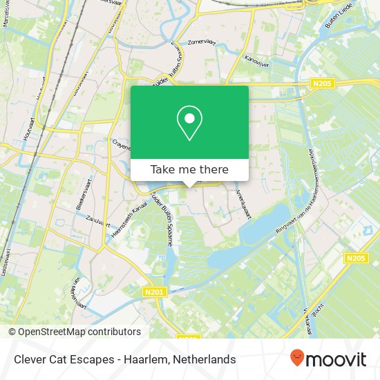 Clever Cat Escapes - Haarlem kaart