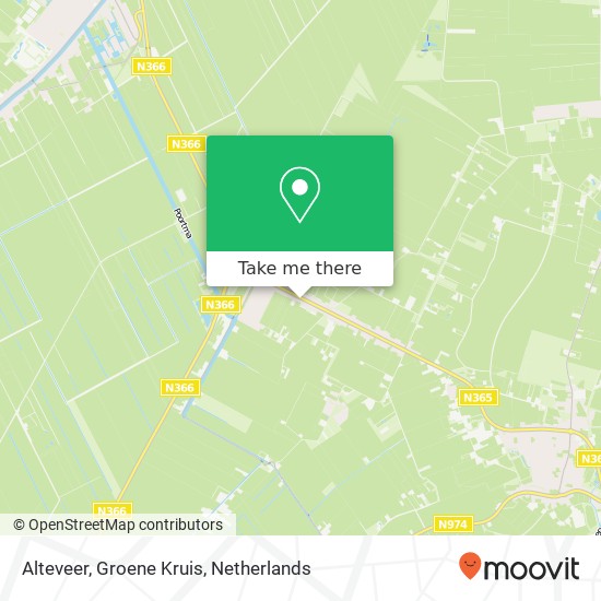 Alteveer, Groene Kruis kaart