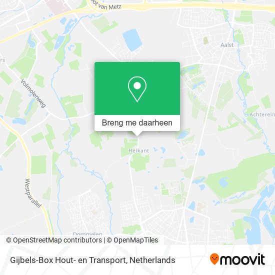 Gijbels-Box Hout- en Transport kaart