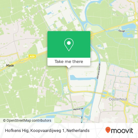 Hofkens Hig, Koopvaardijweg 1 kaart