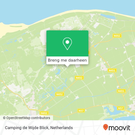 Camping de Wijde Blick, Lagezoom 23 kaart