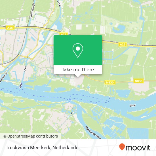 Truckwash Meerkerk, Beatrixlaan 32 kaart
