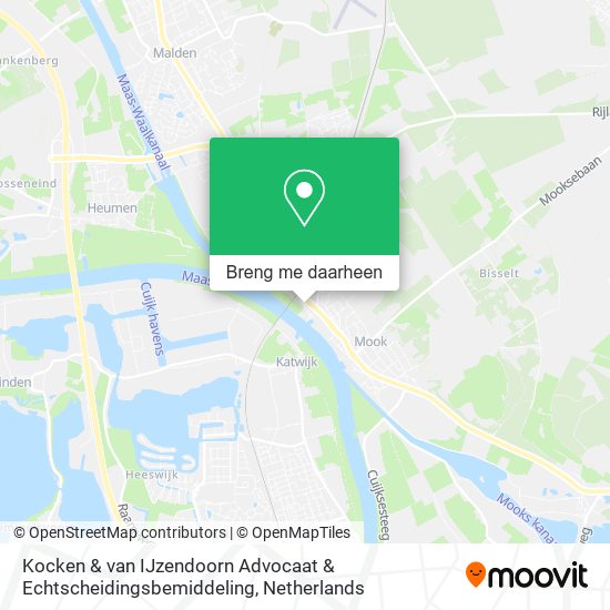 Kocken & van IJzendoorn Advocaat & Echtscheidingsbemiddeling kaart