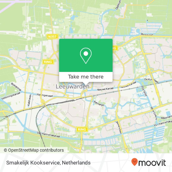 Smakelijk Kookservice, Oude Oosterstraat 14 kaart