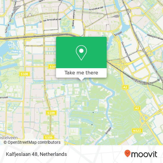 Kalfjeslaan 48, 1083 AA Amsterdam kaart