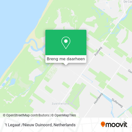 't Legaat /Nieuw Duinoord kaart