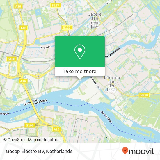 Gecap Electro BV, Nijverheidstraat 124 kaart