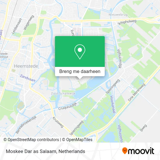 Moskee Dar as Salaam kaart