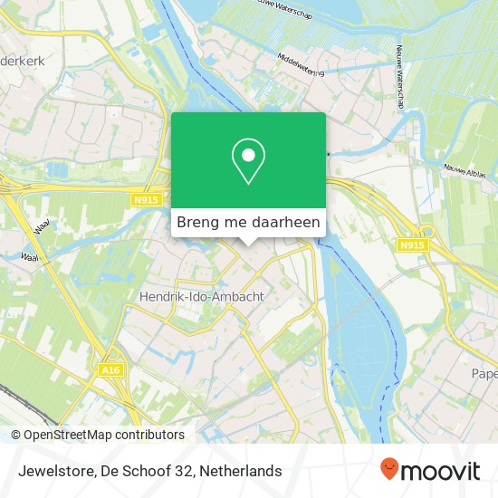 Jewelstore, De Schoof 32 kaart