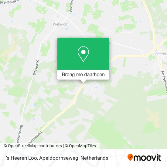 's Heeren Loo, Apeldoornseweg kaart