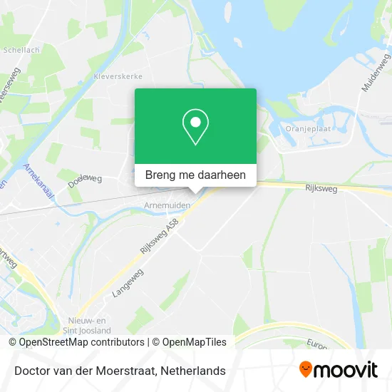 Doctor van der Moerstraat kaart