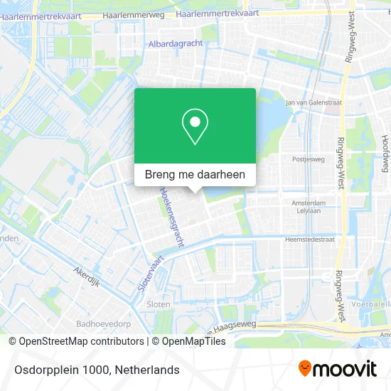 Osdorpplein 1000 kaart