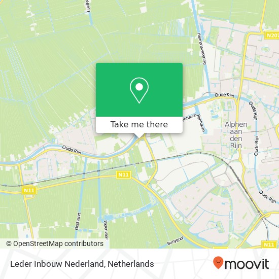 Leder Inbouw Nederland, Hoorn 135 kaart