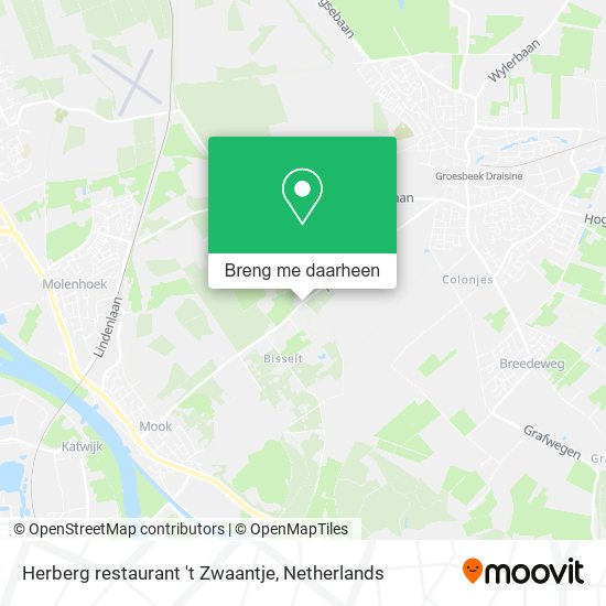 Herberg restaurant 't Zwaantje kaart