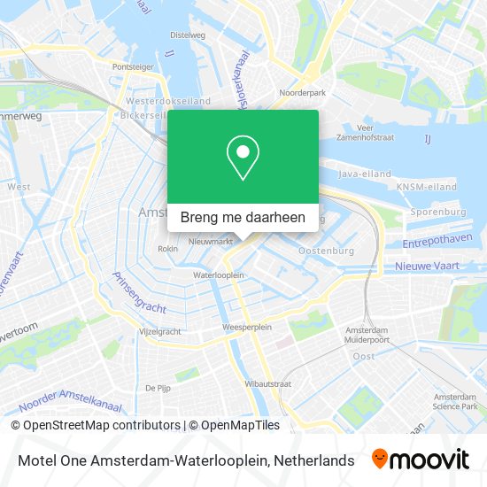 Motel One Amsterdam-Waterlooplein kaart