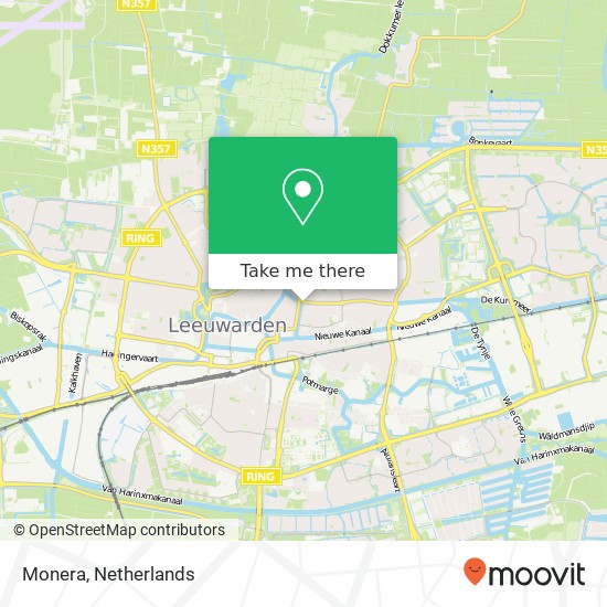 Monera, Oostergrachtswal 1 kaart