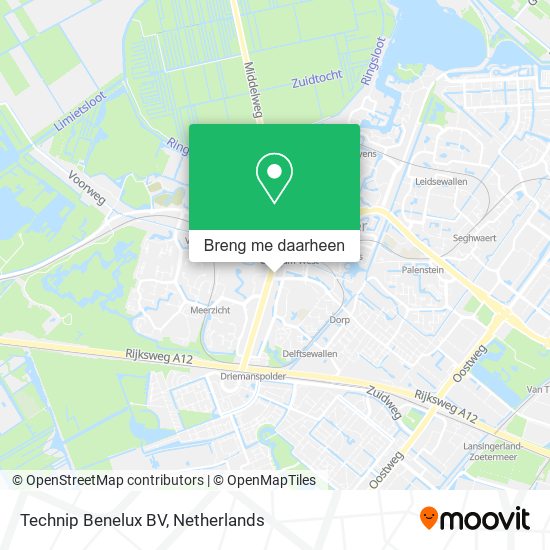 Technip Benelux BV kaart