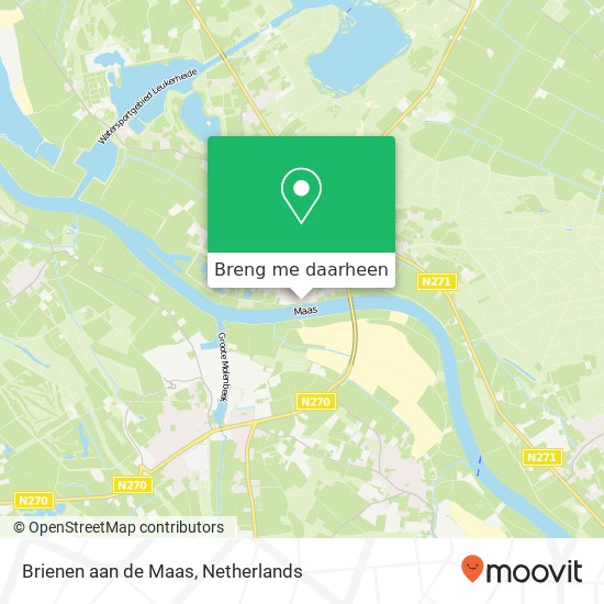 Brienen aan de Maas, Grotestraat 11 kaart