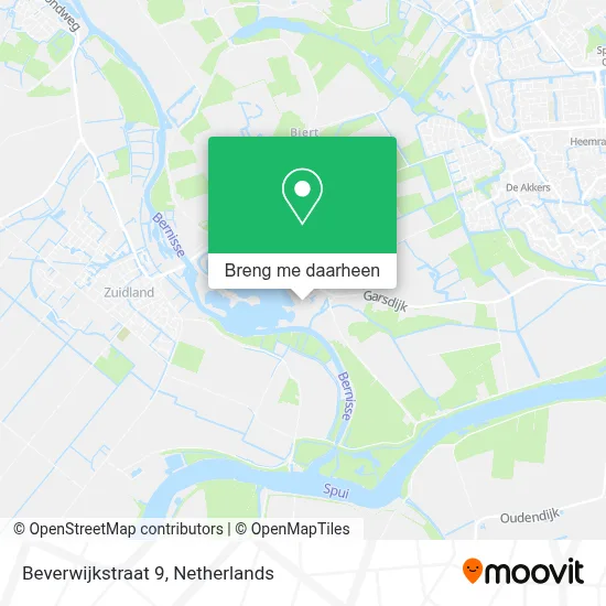 Beverwijkstraat 9 kaart