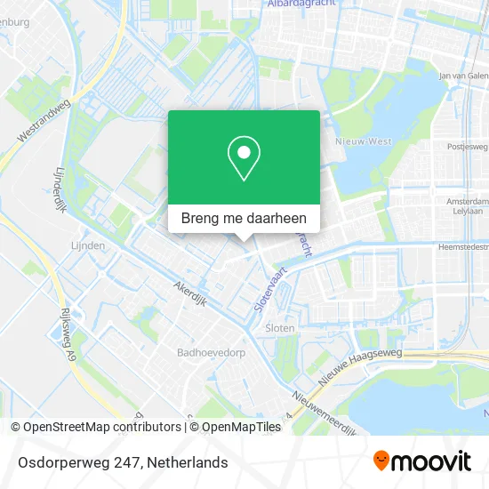 Osdorperweg 247 kaart