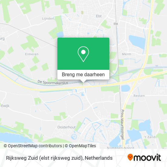Rijksweg Zuid (elst rijksweg zuid) kaart