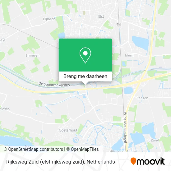 Rijksweg Zuid (elst rijksweg zuid) kaart