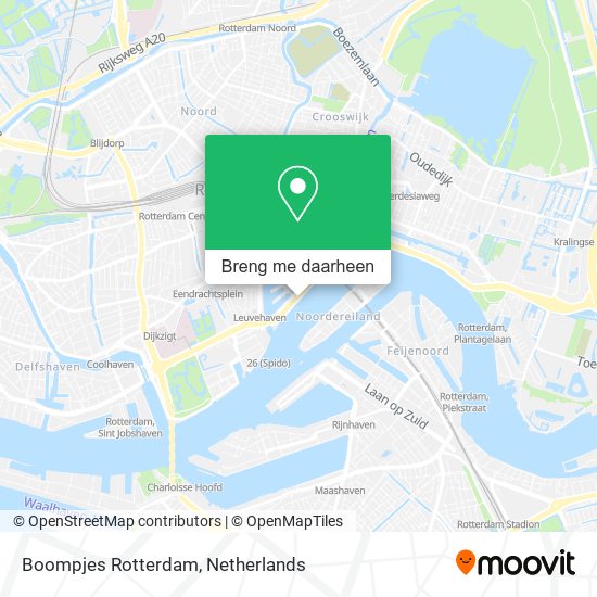 Boompjes Rotterdam kaart