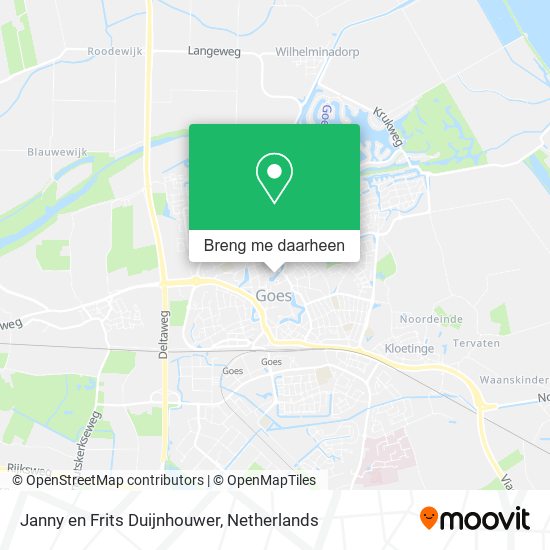 Janny en Frits Duijnhouwer kaart