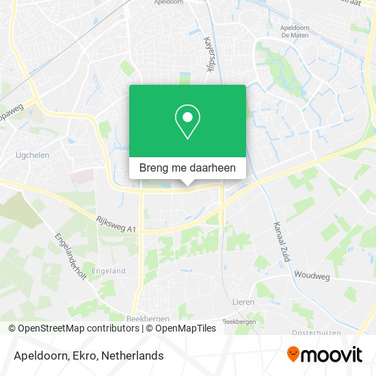 Apeldoorn, Ekro kaart