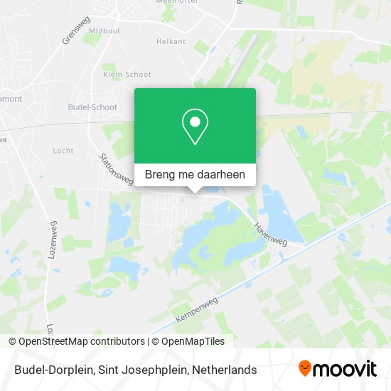 Budel-Dorplein, Sint Josephplein kaart