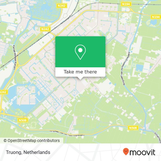 Truong, Vogelzangstraat 63 kaart