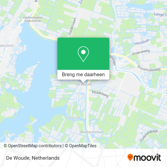 De Woude kaart