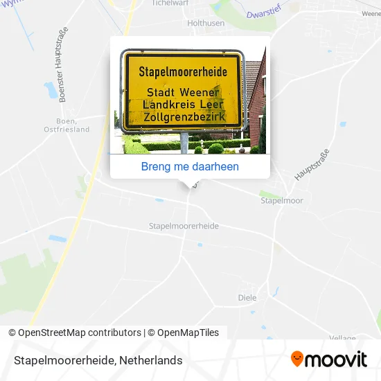 Stapelmoorerheide kaart