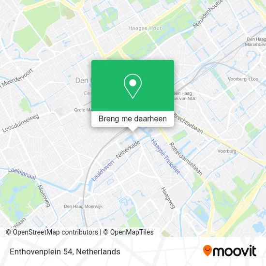 Enthovenplein 54 kaart