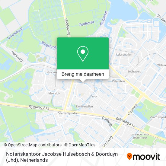 Notariskantoor Jacobse Hulsebosch & Doorduyn (Jhd) kaart
