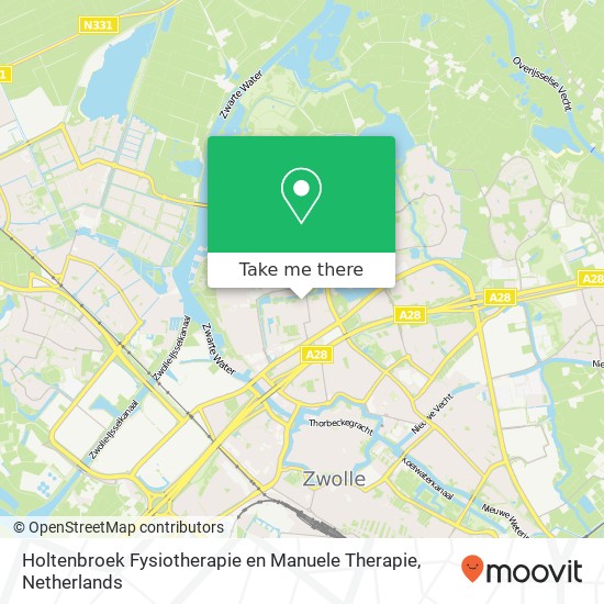 Holtenbroek Fysiotherapie en Manuele Therapie, Haydnstraat 4 kaart