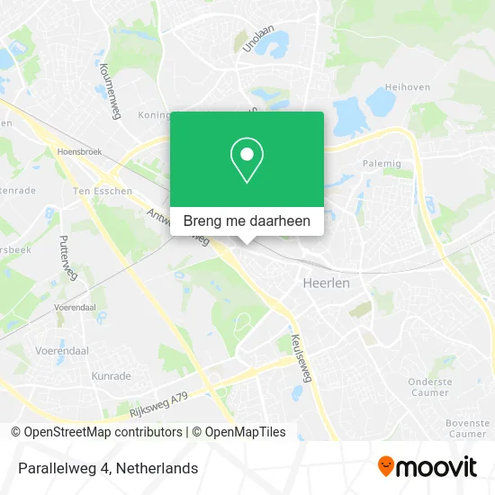 Parallelweg 4 kaart