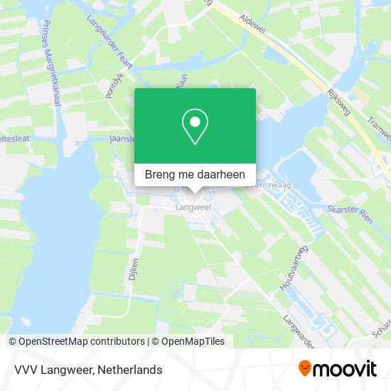 VVV Langweer kaart