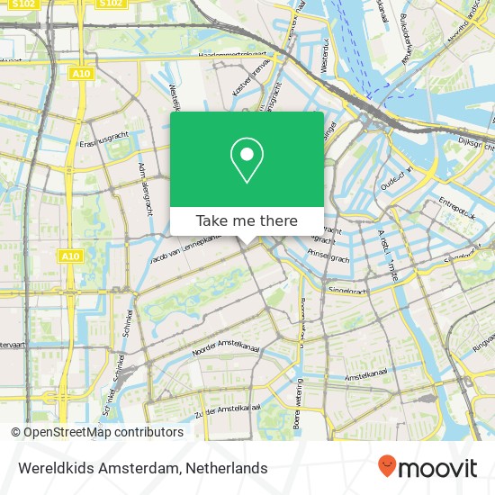 Wereldkids Amsterdam kaart