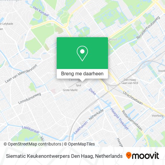 Siematic Keukenontwerpers Den Haag kaart
